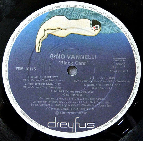 Gino Vannelli : Black Cars (LP, Album)