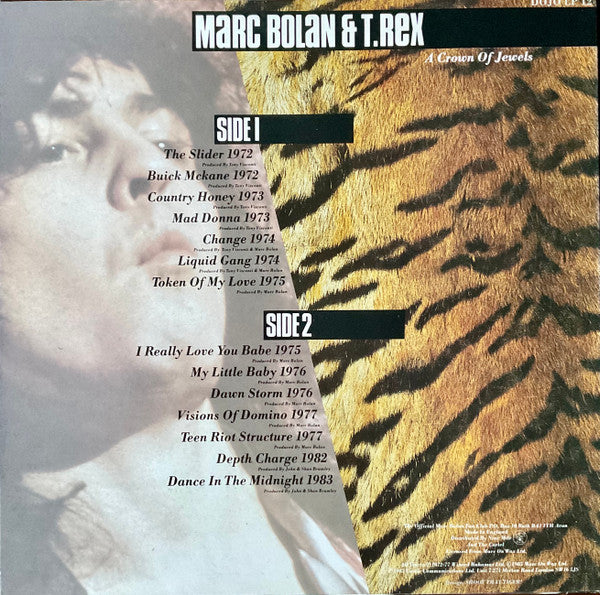 Marc Bolan & T. Rex : A Crown Of Jewels (LP, Comp)
