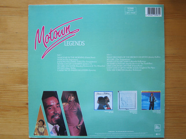 Various : Motown Legends: Love Songs (LP, Comp)