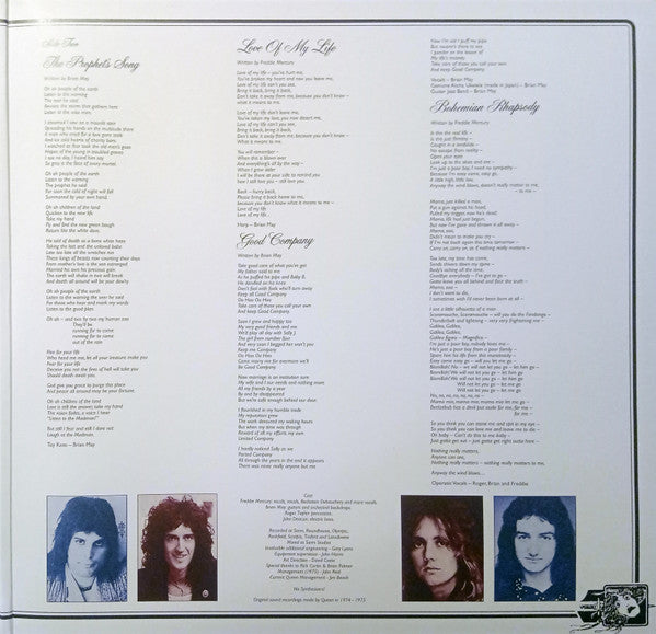 Queen : A Night At The Opera (LP, Album, RE, RM, RP, Emb)