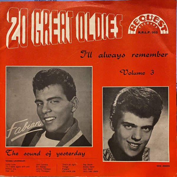 Various : 20 Great Oldies -  I'll Always Remember Volume 3 (LP, Comp)