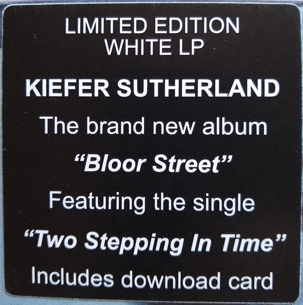 Kiefer Sutherland - Bloor Street (LP, Album, Ltd, whi) - De Platen Aap – Vinylwinkel in Brielle & online webshop voor muziekliefhebbers