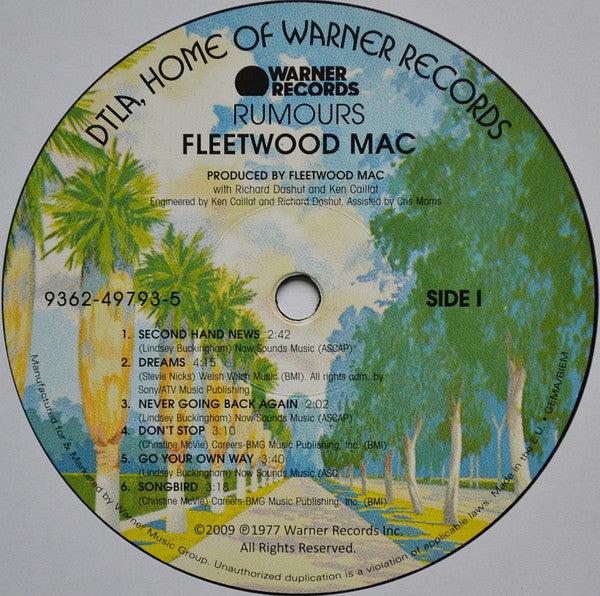 Fleetwood Mac - Rumours (LP, Album, RE, RP) - De Platen Aap – Vinylwinkel in Brielle & online webshop voor muziekliefhebbers