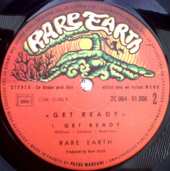 Rare Earth : Get Ready (LP, Album, RE)