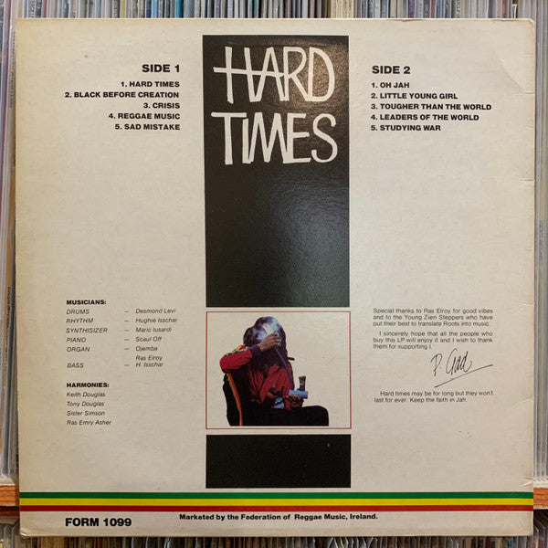 Pablo Gad : Hard Times (LP, Album, Red)