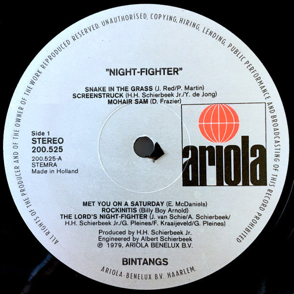 Bintangs : Night-Fighter (LP, Album)