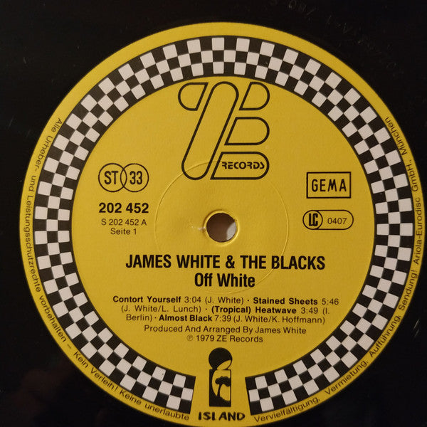 James White & The Blacks : Off White (LP, Album)