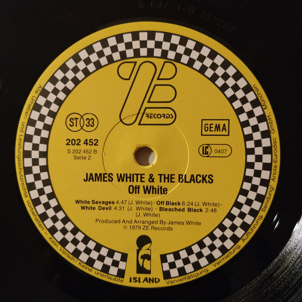 James White & The Blacks : Off White (LP, Album)