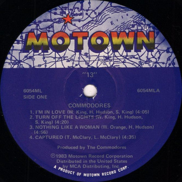Commodores : 13 (LP, Album, Gat)
