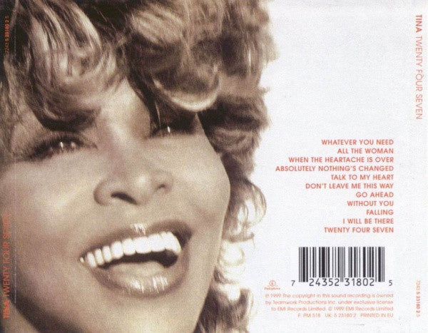 Tina Turner - Twenty Four Seven (CD, Album) - De Platen Aap – Vinylwinkel in Brielle & online webshop voor muziekliefhebbers
