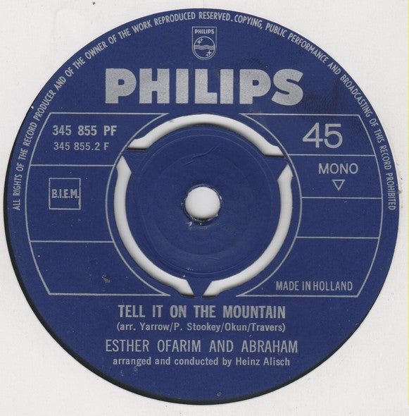 Esther Ofarim And Abraham* : That's My Song / Tell It On The Mountain (7", Single, Mono)