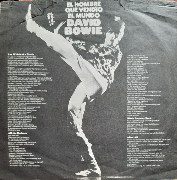 David Bowie : El Hombre Que Vendió El Mundo (LP, Album, RE, His)