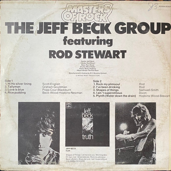 The Jeff Beck Group* : The Jeff Beck Group Featuring Rod Stewart (LP, Comp, RE)