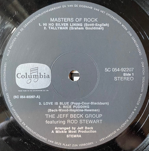 The Jeff Beck Group* : The Jeff Beck Group Featuring Rod Stewart (LP, Comp, RE)