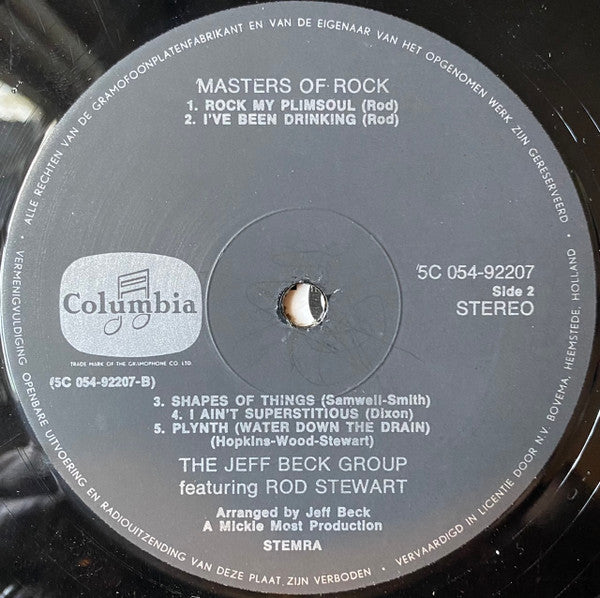 The Jeff Beck Group* : The Jeff Beck Group Featuring Rod Stewart (LP, Comp, RE)