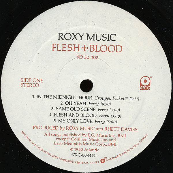 Roxy Music : Flesh + Blood (LP, Album, Spe)
