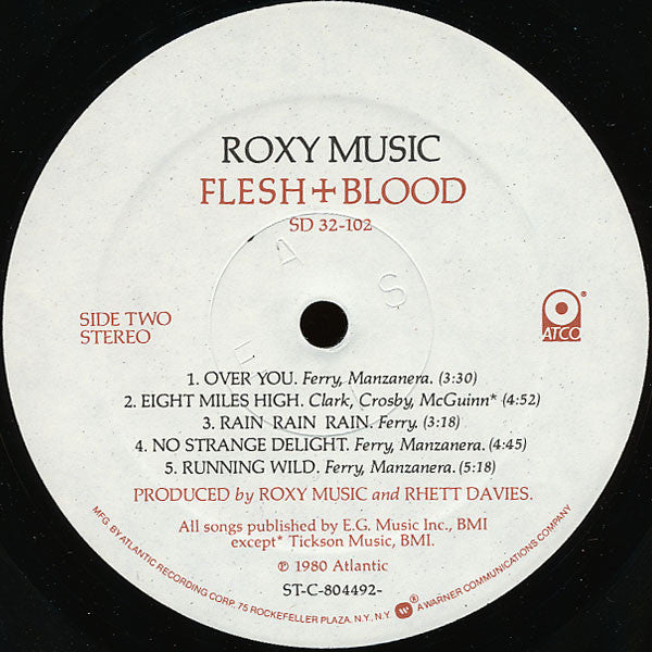 Roxy Music : Flesh + Blood (LP, Album, Spe)
