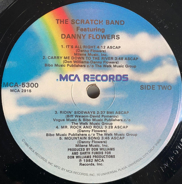 The Scratch Band (2) Featuring Danny Flowers : The Scratch Band Featuring Danny Flowers (LP, Album, Glo)