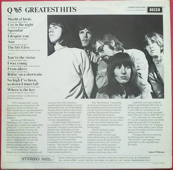 Q'65* : Greatest Hits (LP, Comp)