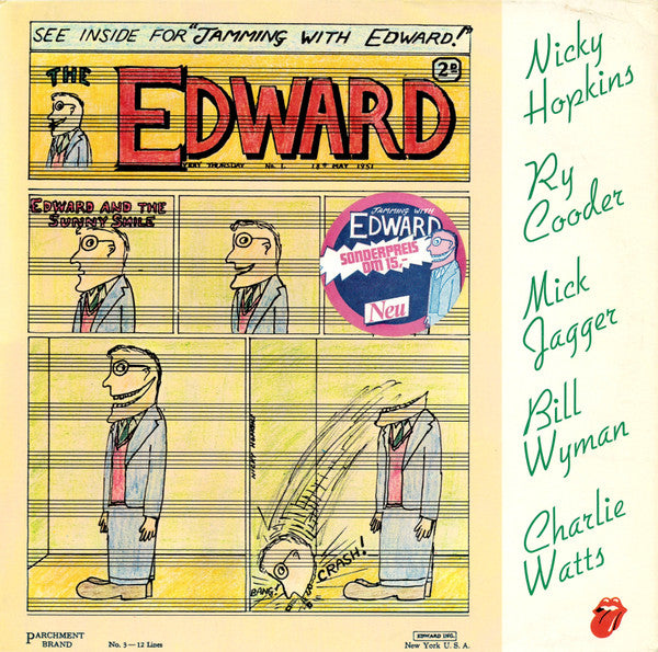 Nicky Hopkins, Ry Cooder, Mick Jagger, Bill Wyman, Charlie Watts : Jamming With Edward! (LP, Album)