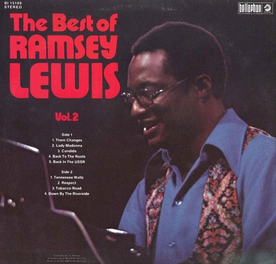 Ramsey Lewis : The Best Of Ramsey Lewis Vol. 2 (LP, Comp)