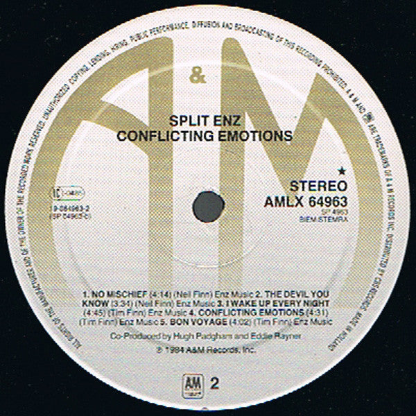 Split Enz : Conflicting Emotions (LP, Album)
