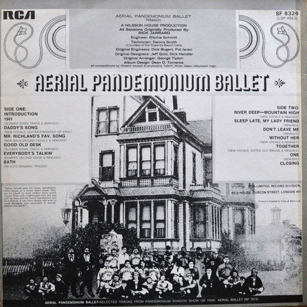Nilsson* : Aerial Pandemonium Ballet (LP, Album)
