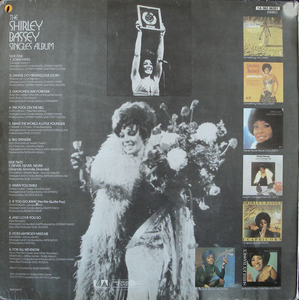 Shirley Bassey : The Shirley Bassey Singles Album (LP, Comp, RE)