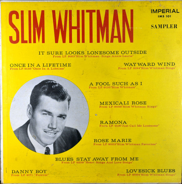 Slim Whitman : Sampler (LP, Smplr)