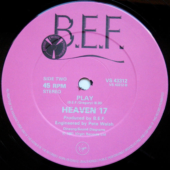 Heaven 17 : Play To Win (12",45 RPM,Single,Stereo)