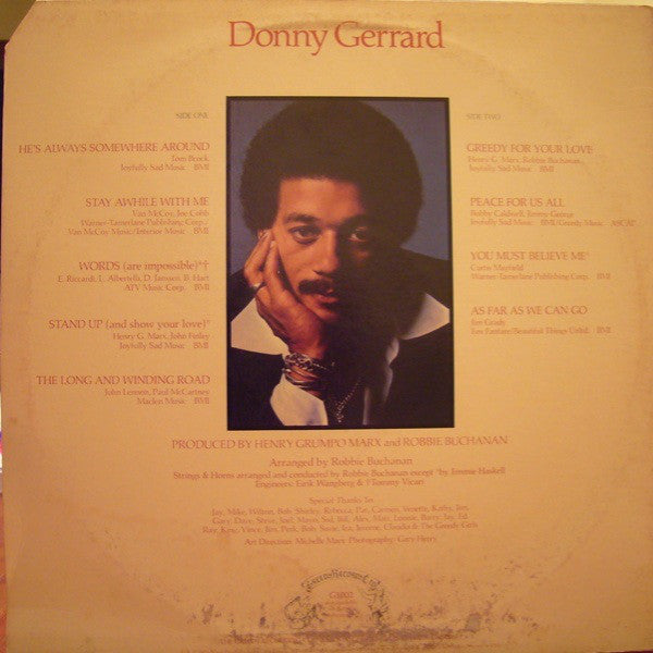 Donny Gerrard : Donny Gerrard (LP, Album)