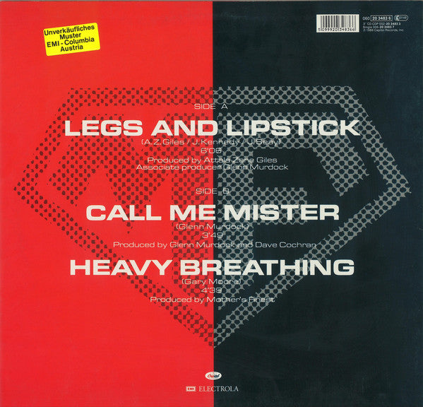 Mother's Finest - Legs And Lipstick (12", Single) - De Platen Aap – Vinylwinkel in Brielle & online webshop voor muziekliefhebbers