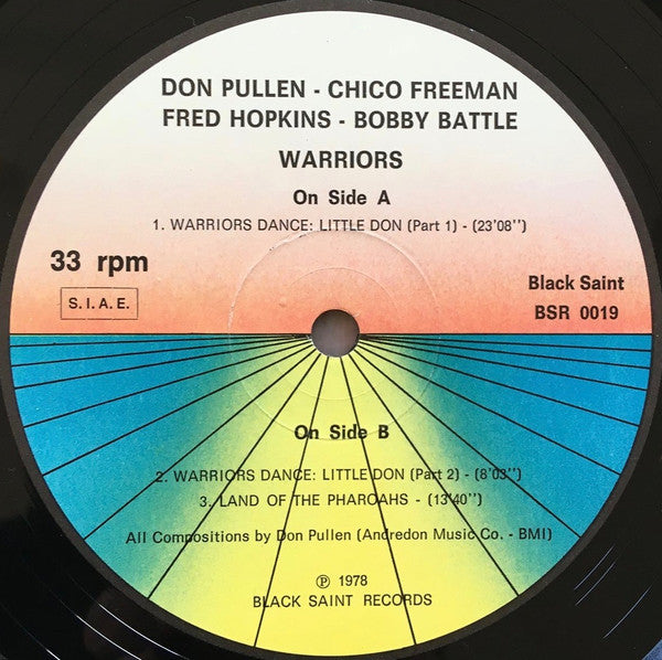 Don Pullen, Chico Freeman, Fred Hopkins, Bobby Battle : Warriors (LP, Album)