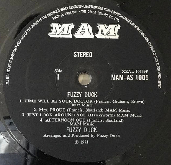 Fuzzy Duck : Fuzzy Duck (LP, Album)