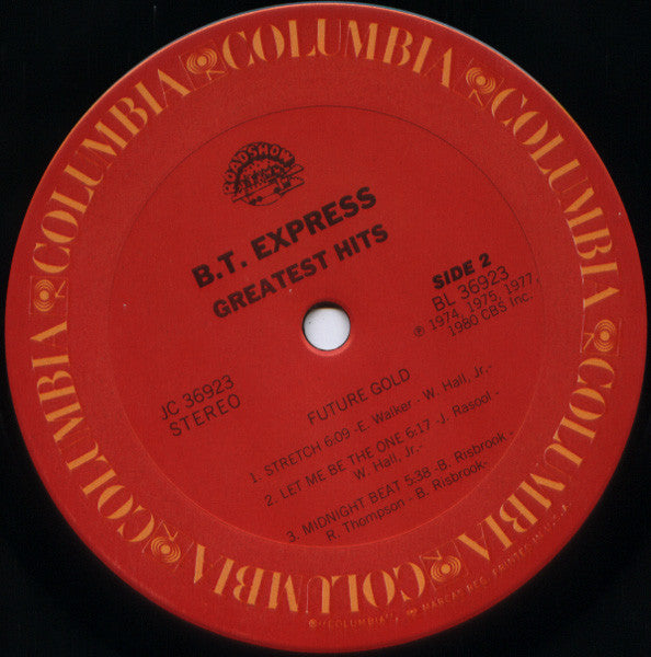 BT Express* : Greatest Hits (LP, Comp)