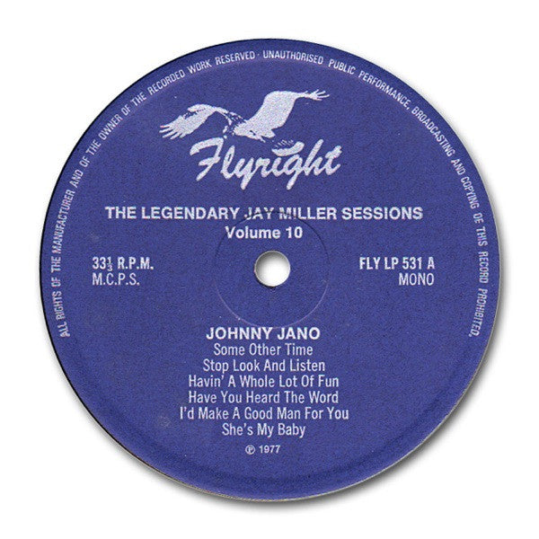 Johnny Jano : King Of Louisiana Rockabilly (LP, Comp, Mono, blu)