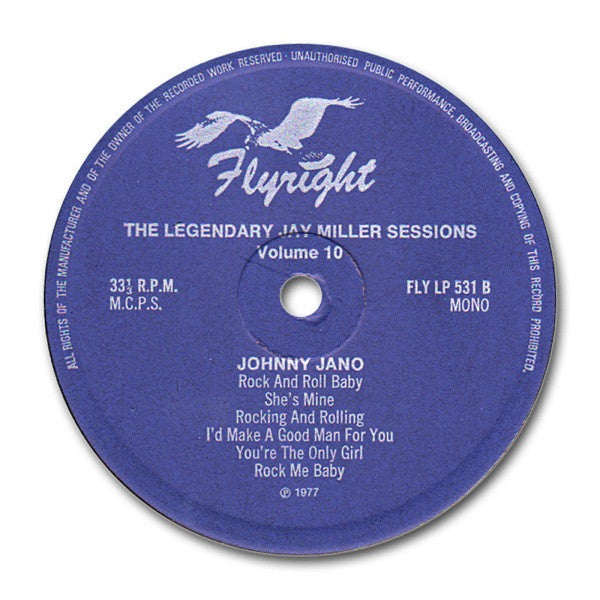 Johnny Jano : King Of Louisiana Rockabilly (LP, Comp, Mono, blu)