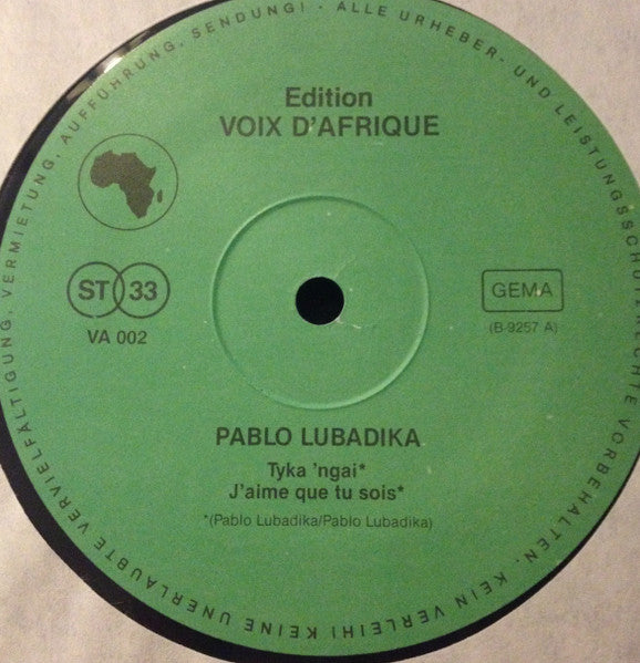 Pablo Lubadika* : Tyka 'Ngai (LP, Album)