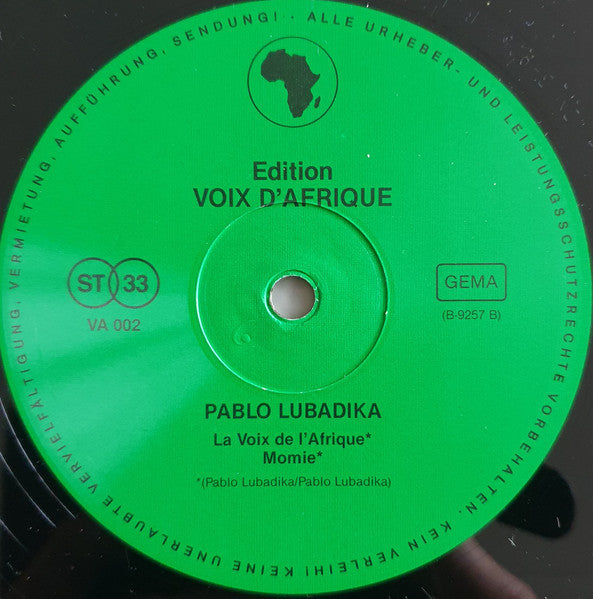 Pablo Lubadika* : Tyka 'Ngai (LP, Album)
