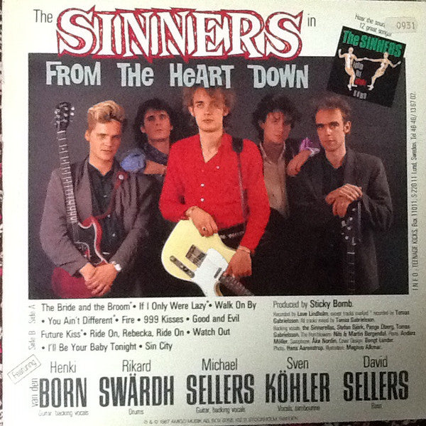 The Sinners (2) : From The Heart Down (LP, Album)