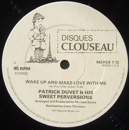 Patrick Duvet & His Sweet Perversions : Wake Up And Make Love With Me (12")