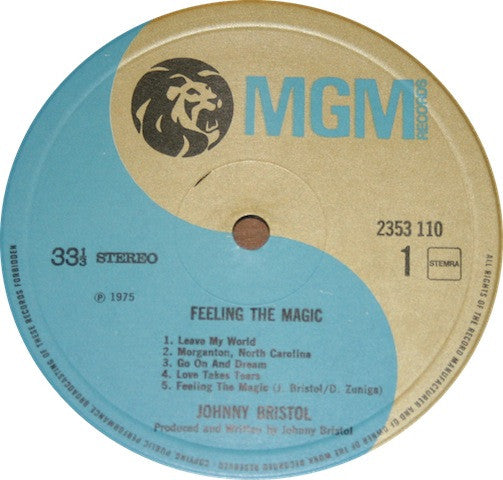 Johnny Bristol : Feeling The Magic (LP, Album)