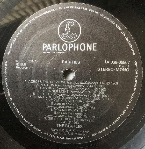 The Beatles : Rarities (LP, Comp)