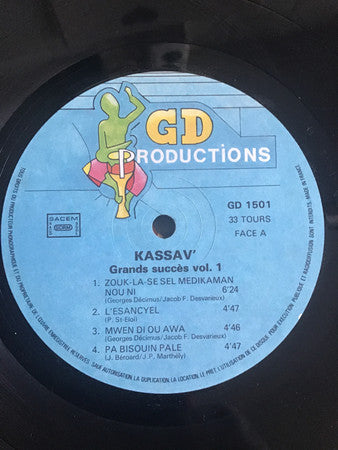 Kassav' : Grands Succès-Volume 1 (LP,Compilation)