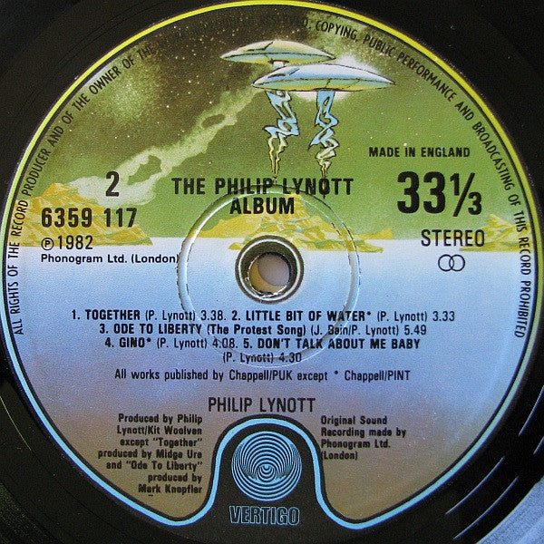 Philip Lynott* : The Philip Lynott Album (LP, Album)