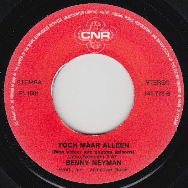 Benny Neyman : 'k Zal Je Heb (7", Single)