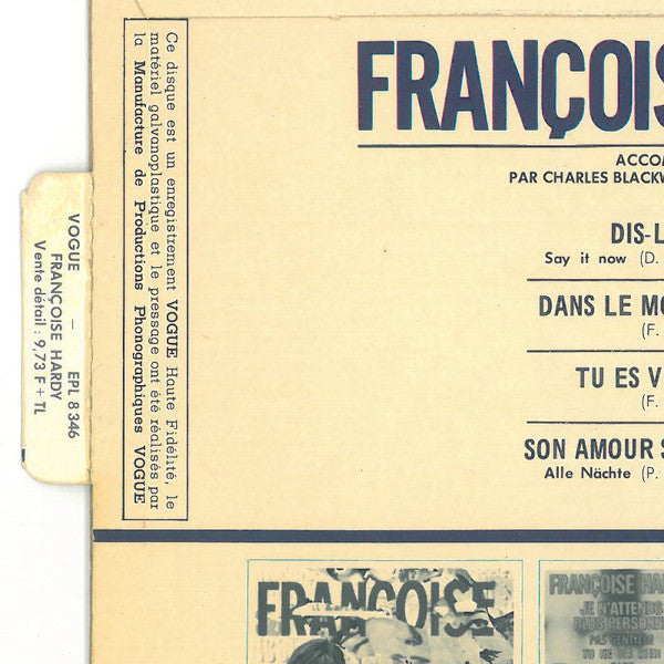 Françoise Hardy : Dis-Lui Non (7", EP)
