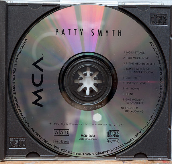 Patty Smyth - Patty Smyth (CD, Album) - De Platen Aap – Vinylwinkel in Brielle & online webshop voor muziekliefhebbers