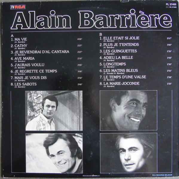 Alain Barrière : Ma Vie (LP, Comp)