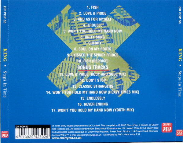 King : Steps In Time (CD, Album, RE)